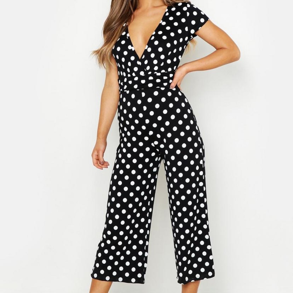 Cute Polkadot Jumpsuit